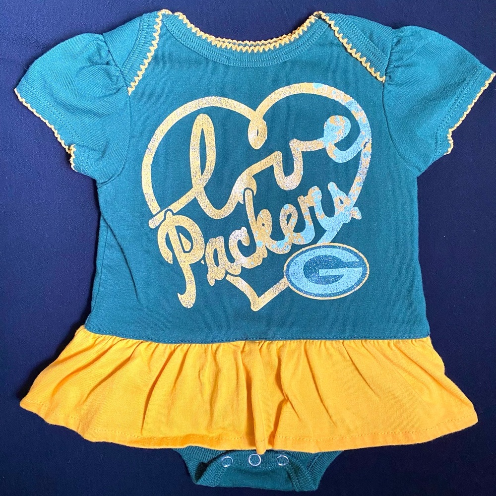 Green Bay Packers Onesie - 3-6 month girl